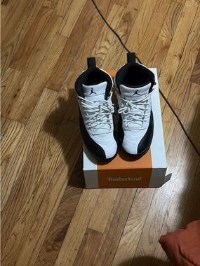 Retro Air Jordan 12s Black and White